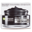 Garnier PureActive Air Cream AHA+BHA con Carbone - Crema Opacizzante Leggera 50 ml